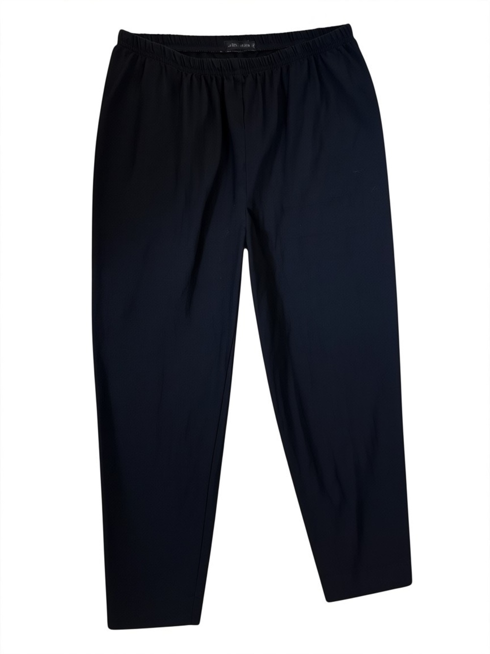Cut Loose Black Pull On Linen Blend Pants Size XL Relaxed Wide Leg Lagenlook